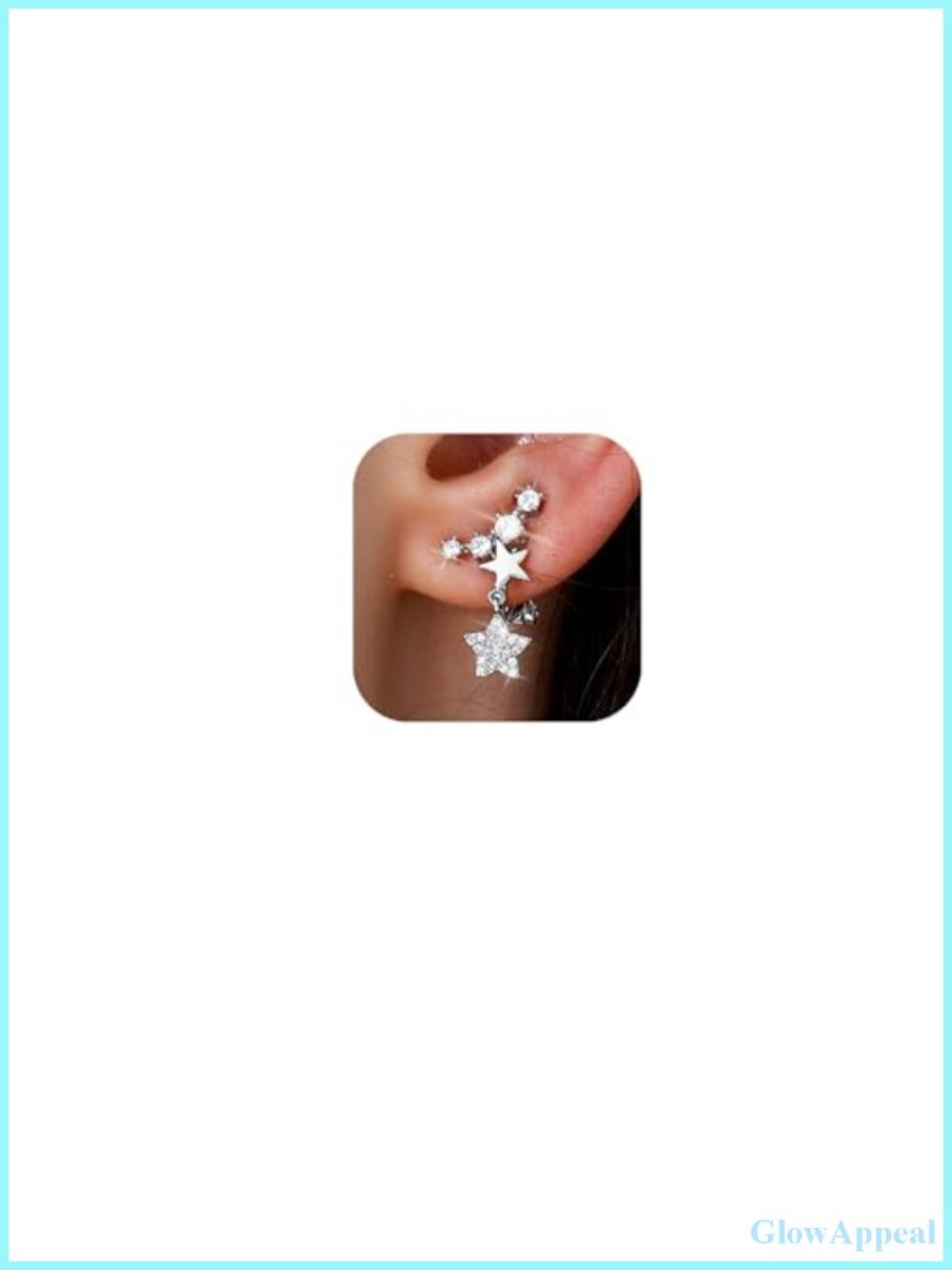 925 Sterling Silver Clip On Dangle Earrings Hypoallergenic Leverback Women